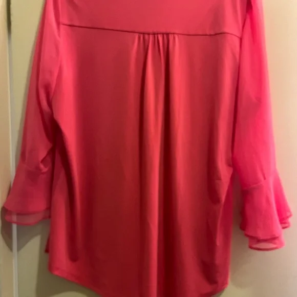 Charter Club Vibrant Pink Blouse - Picture 3 of 3
